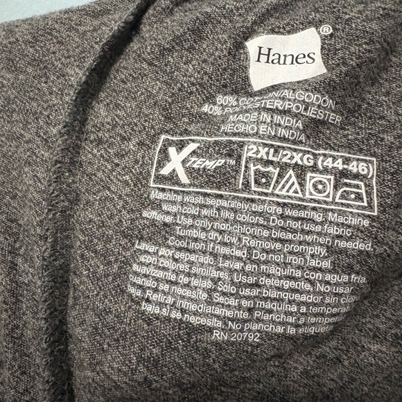 Hanes Men's Gray Pants - Picture 2 of 2